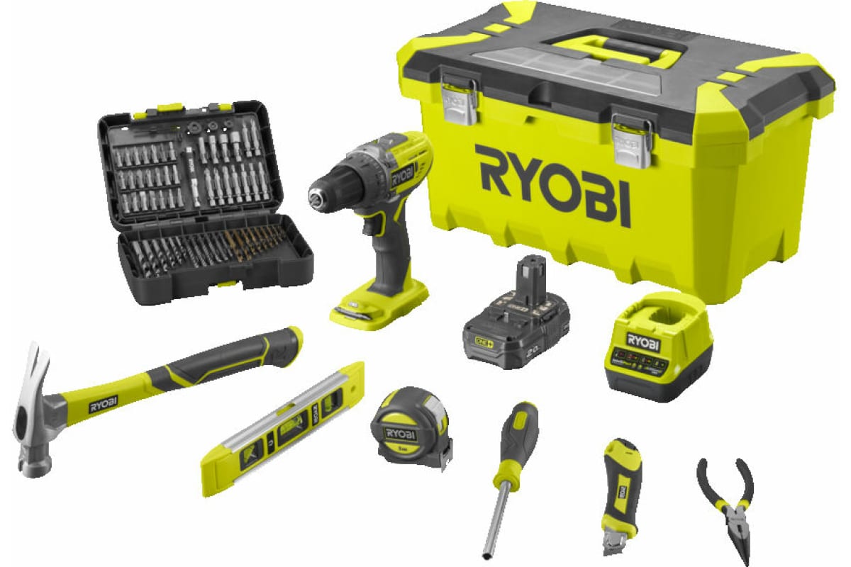 Дрель-шуруповерт Ryobi 18В R18DD3-120TAH 5133005507