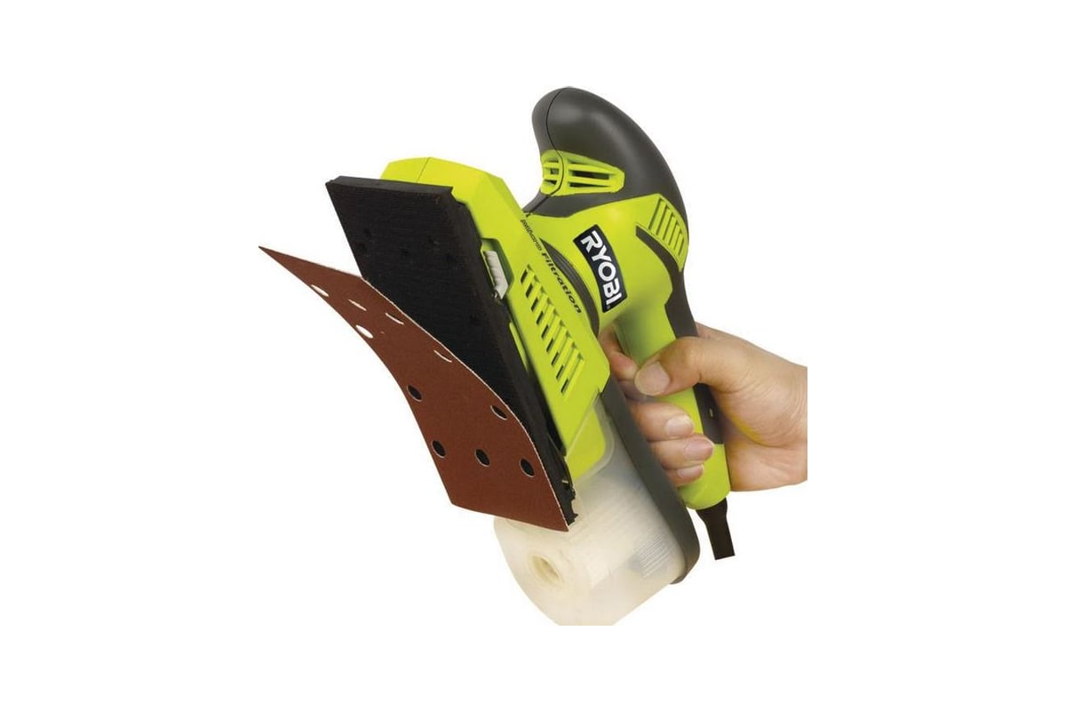 Виброшлифмашина Ryobi + 20 шлифлистов ESS200RSA20 5133000650