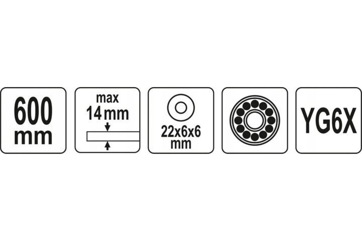 Плиткорез Yato 600 мм, со столом YT-37040