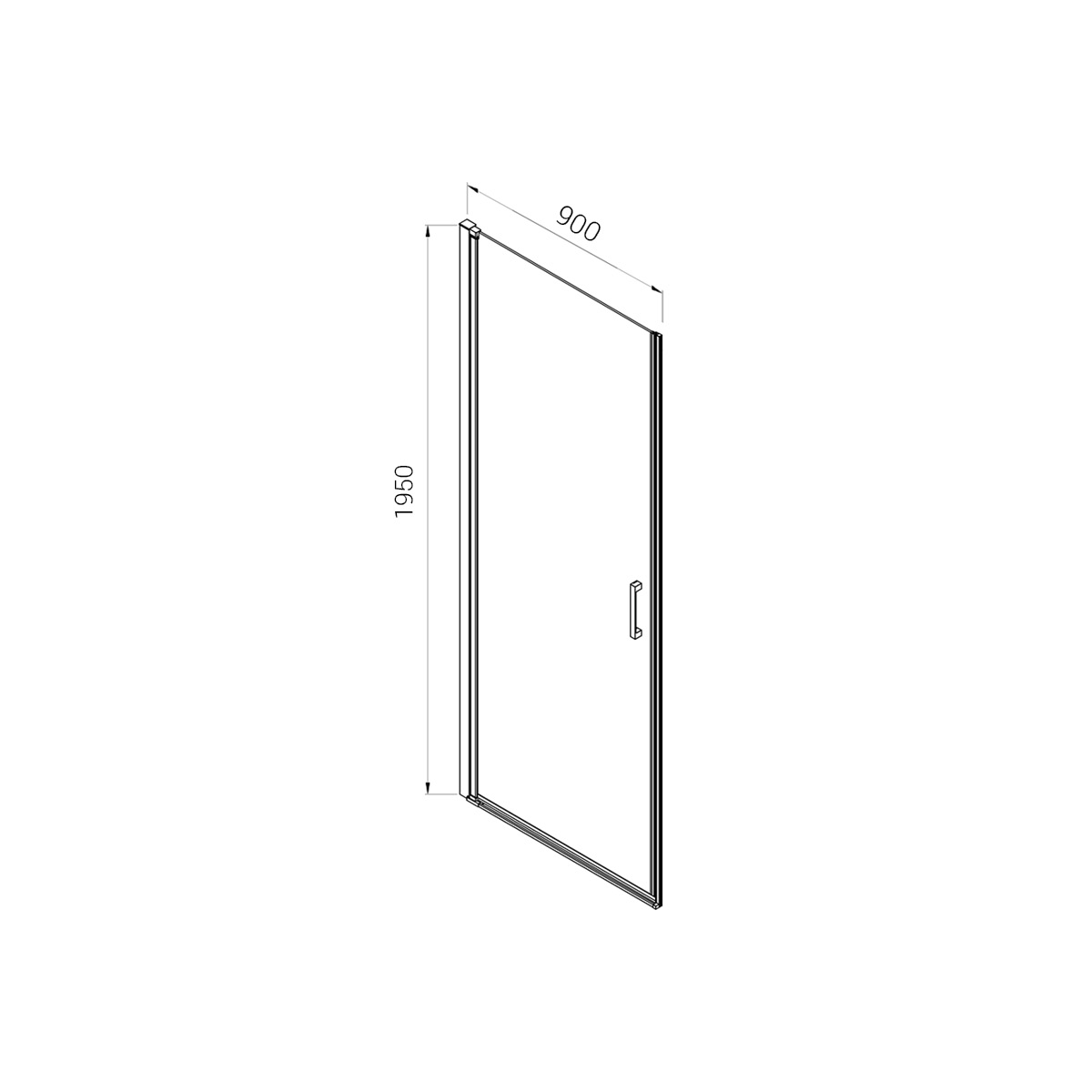 Душевой уголок Vincea Alpha VSR-3ALP9090CL 90x90 хром, прозрачное