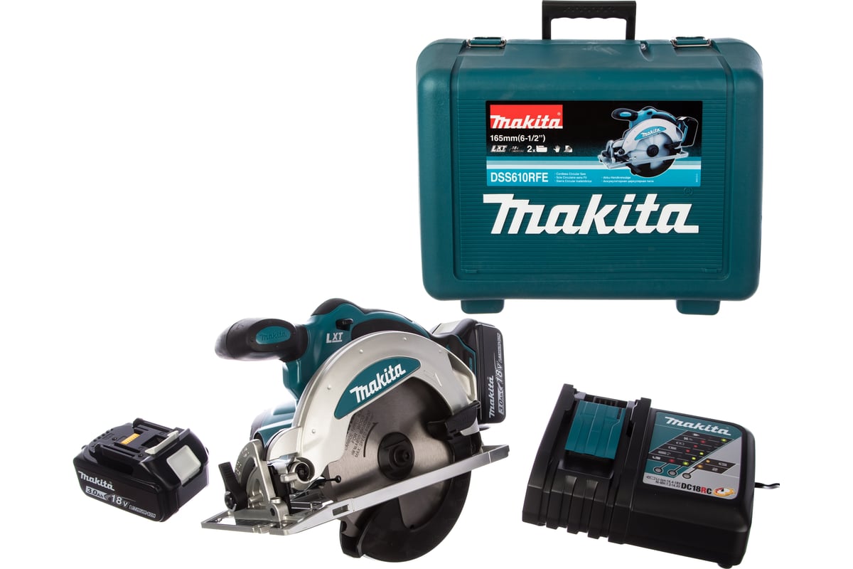 Аккумуляторная дисковая пила Makita LXT DSS610RFE