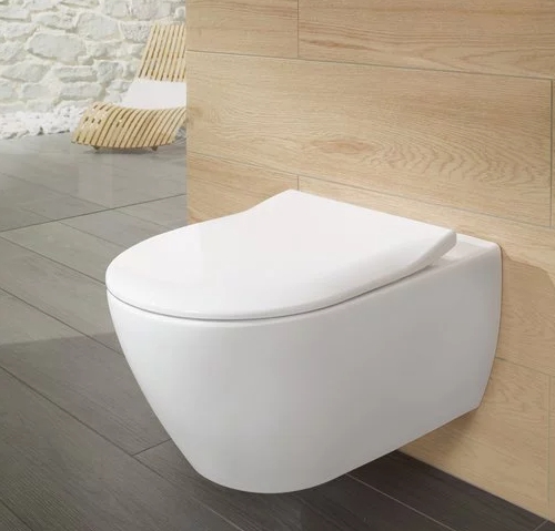 Подвесной унитаз Villeroy&Boch Subway 2.0 5614R2R1 альпийский белый CeramicPlus