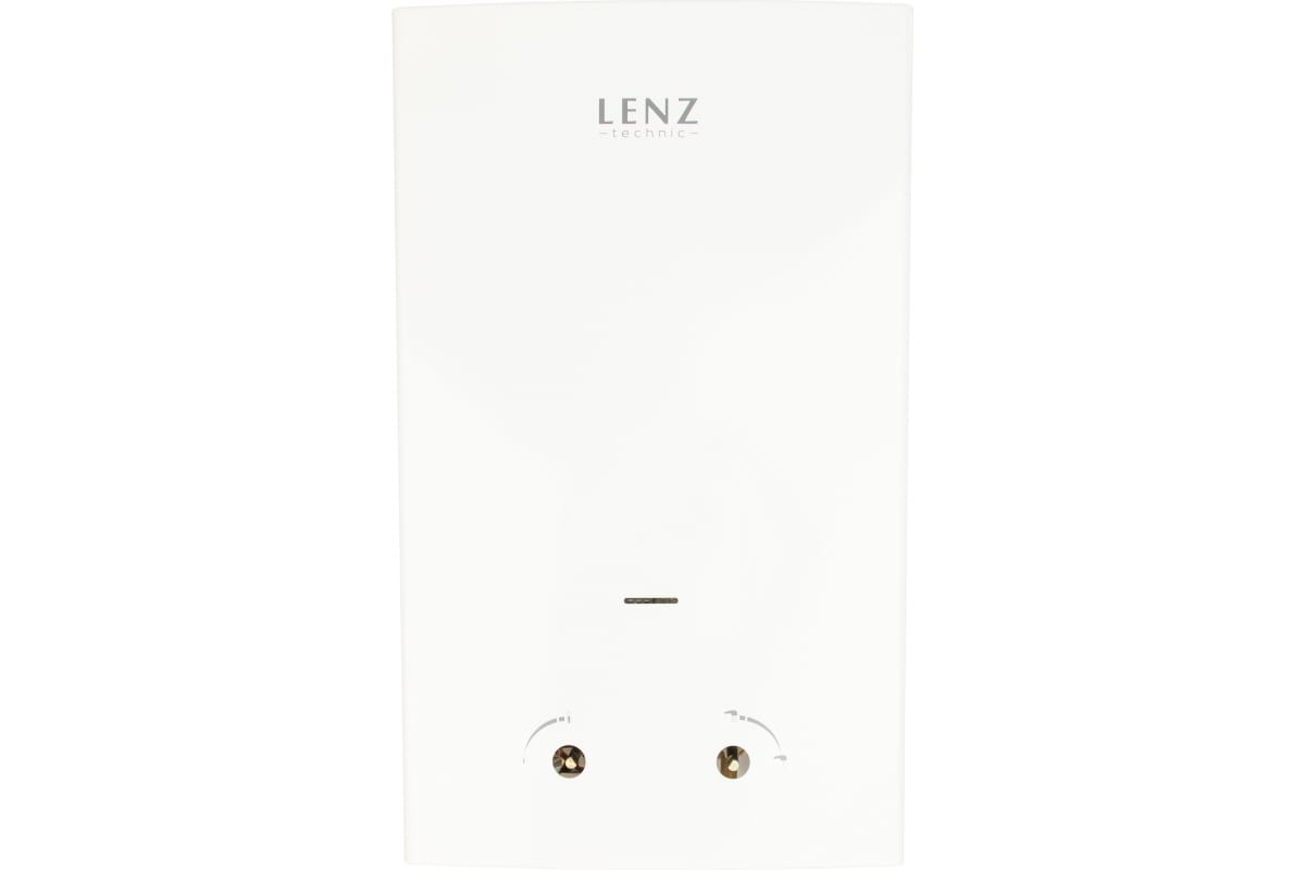 Газовый проточный водонагреватель Lenz Technic 10L WHITE LT10LW