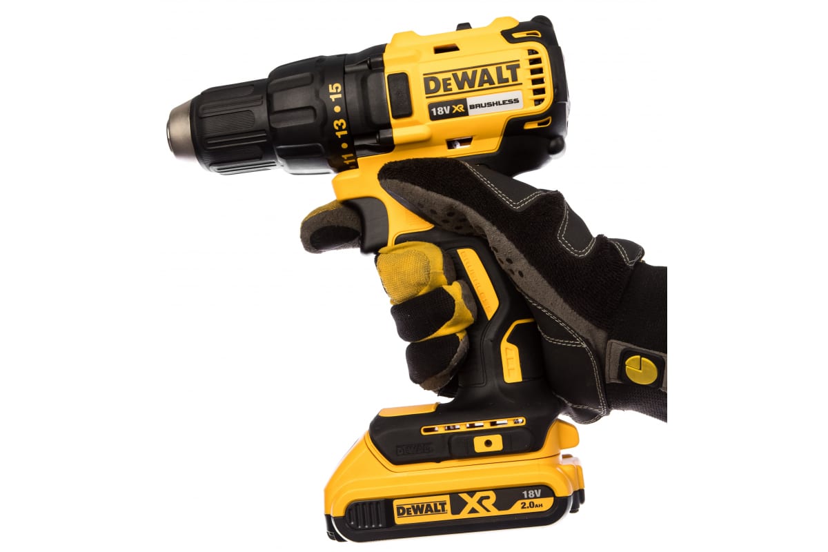 Беcщеточная дрель-шуруповерт DeWalt DCD777D2T