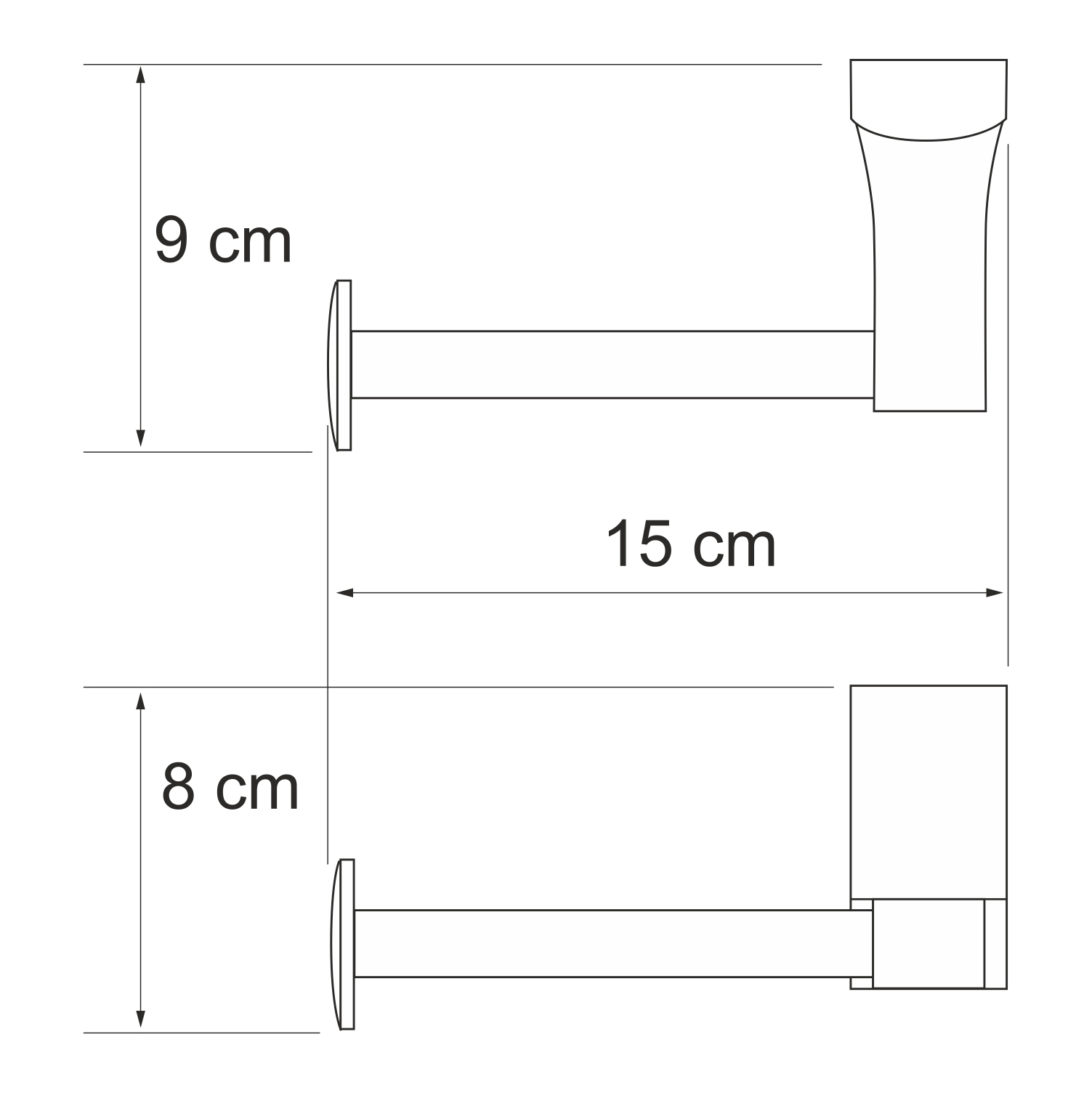 Держатель туалетной бумаги WasserKRAFT Leine K-5096WHITE белый