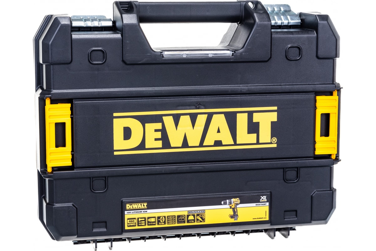 Ударная дрель-шуруповерт DeWalt DCD796NT