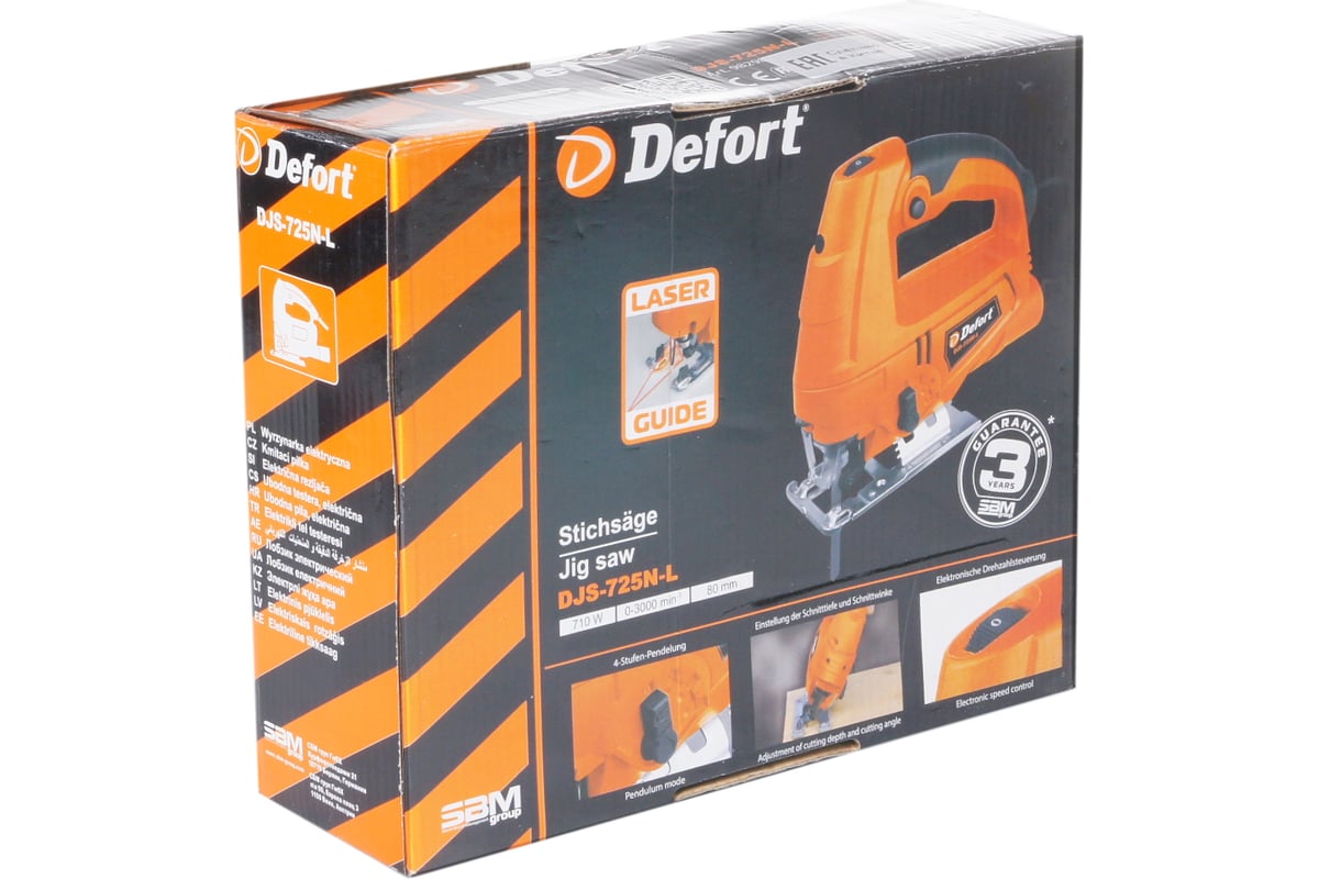 Электрический лобзик Defort DJS-725N-L 98298215