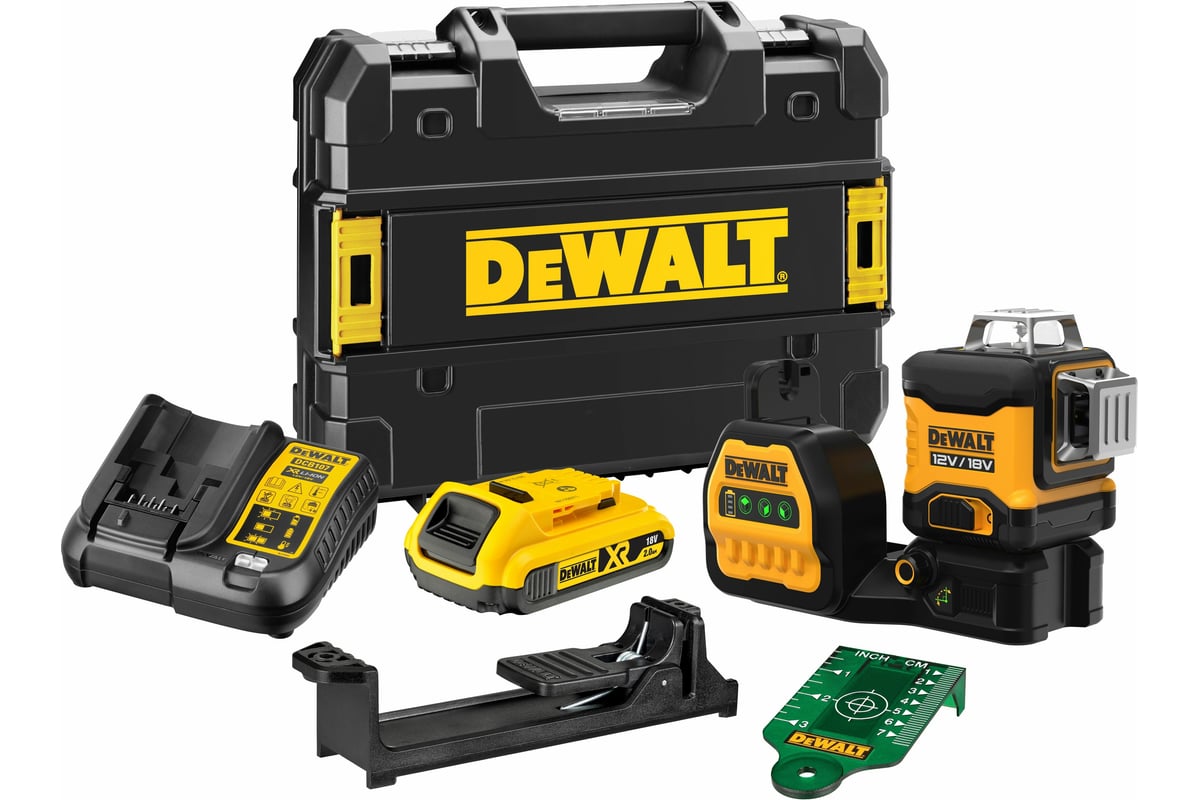 Самовыравнивающийся лазерный уровень DeWalt DCE089D1G18-QW