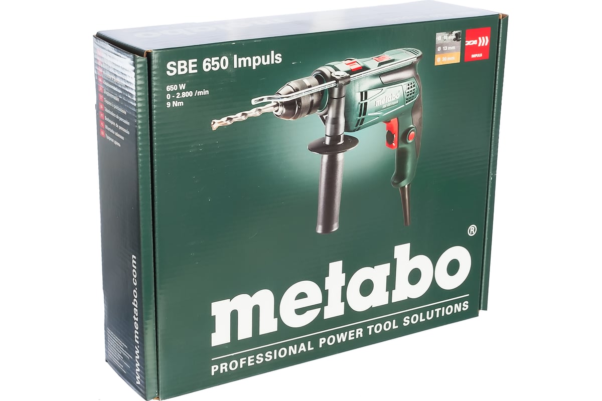 Ударная дрель Metabo SBE 650 Impuls 600672000