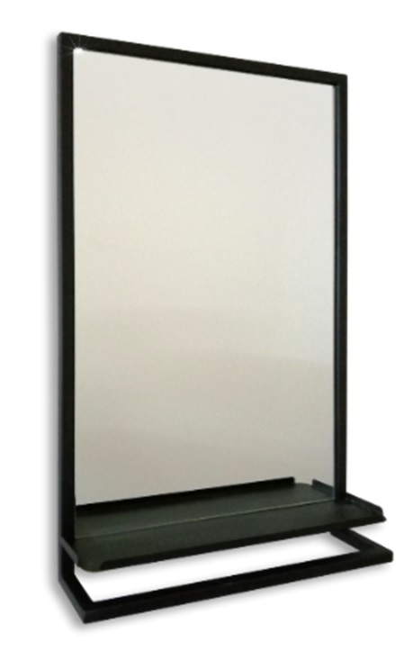 Зеркало Silver Mirrors Kvins Light 50x90 см с полочкой