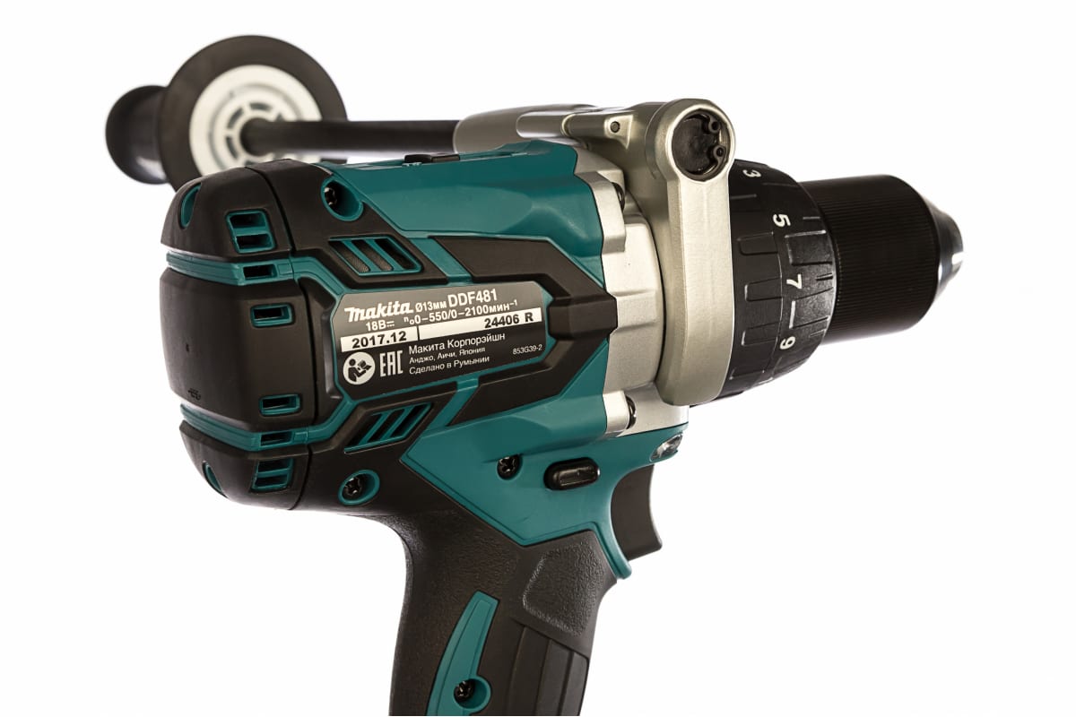 Аккумуляторная дрель-шуруповерт Makita DDF481RTE