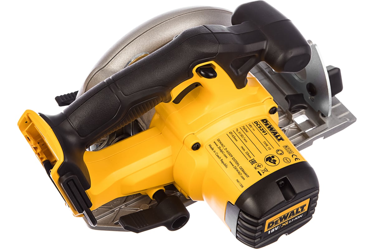 Дисковая пила DeWalt 18В XR DCS391N