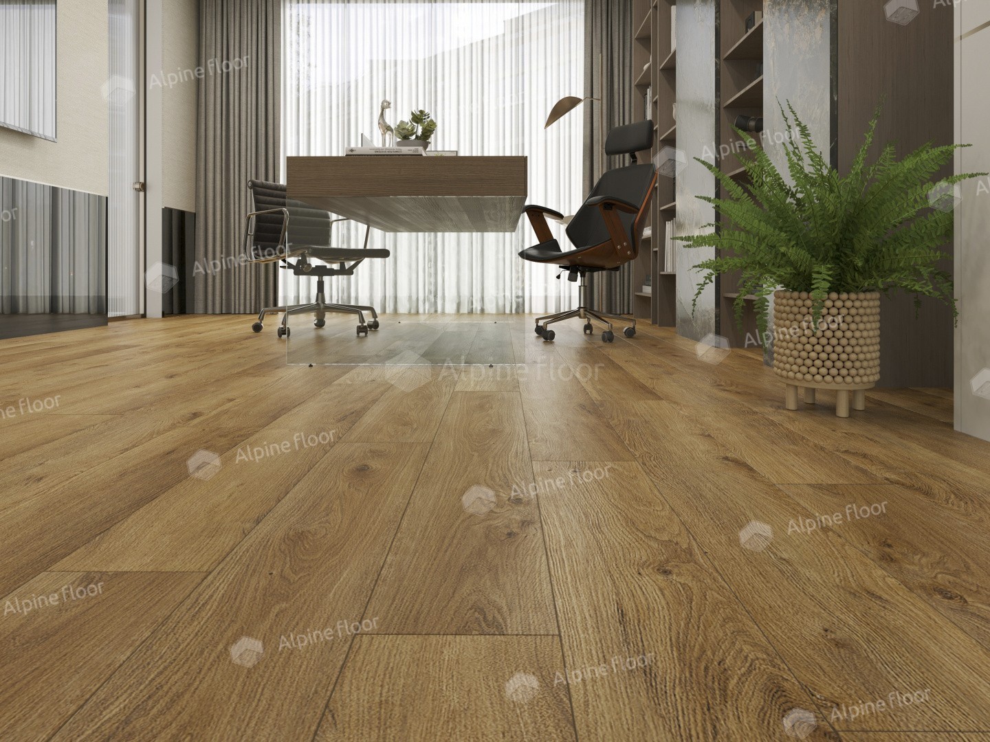 Виниловый ламинат Alpine Floor Easy Line New LVT Дуб Цейлонский 1219.2x184.15x3 мм, ECO 3-30