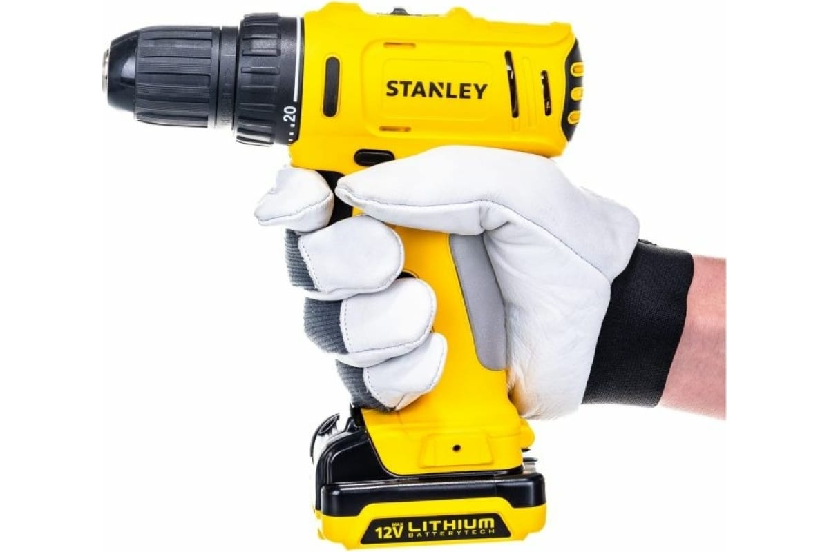 Аккумуляторная дрель-шуруповерт Stanley SCD121S2K