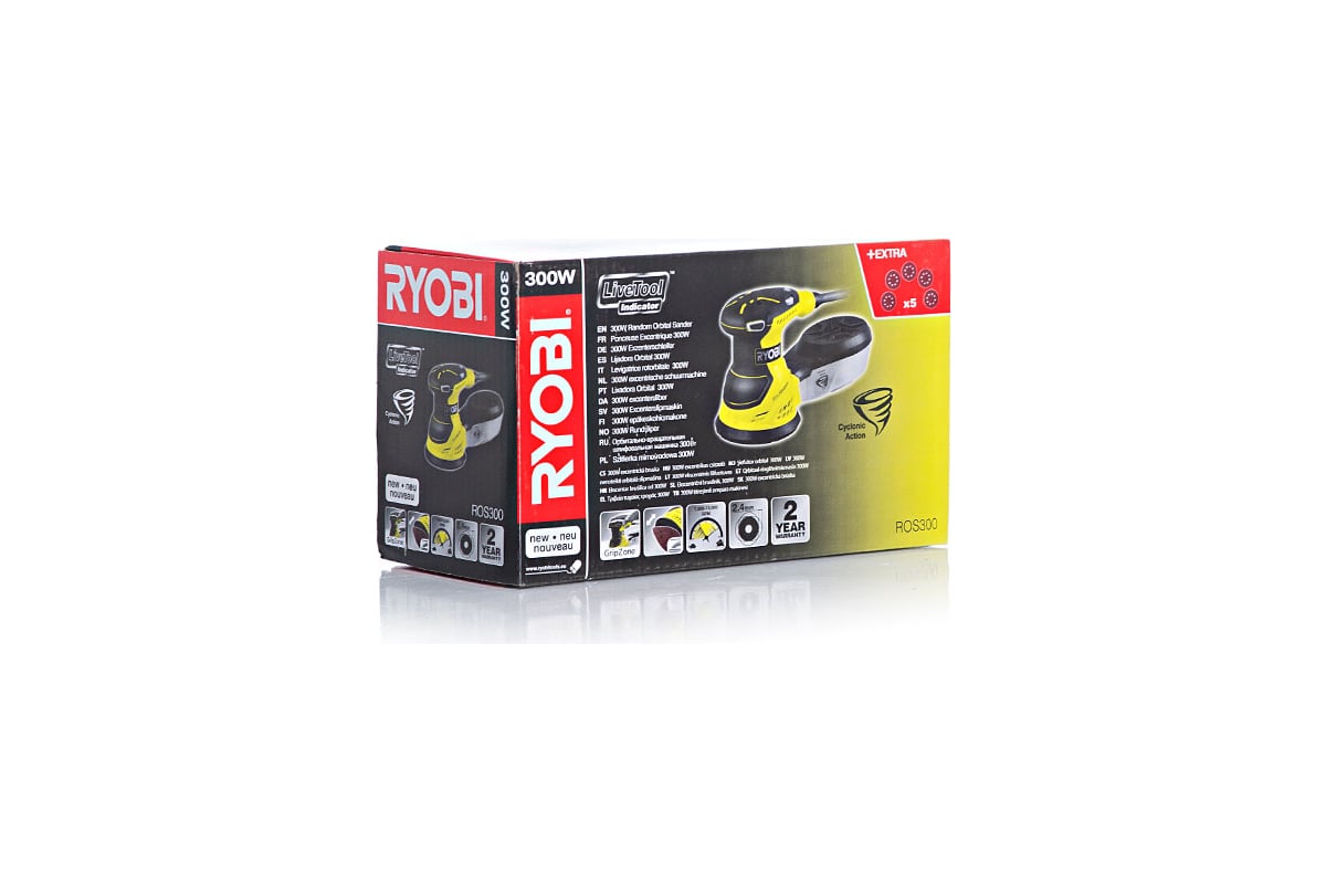 Эксцентриковая шлифмашина Ryobi ROS300 5133001144