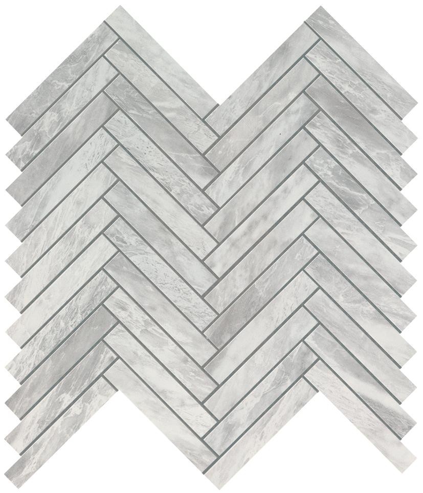 Мозаика Atlas Concorde Marvel Stone Bardiglio Grey Herringbone Wall 30,5X30 см, 9SHB