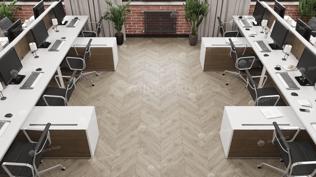 Виниловый ламинат Alpine Floor Chevron Alpine LVT Карите 555x127x2.5 мм, ECO 20-11B