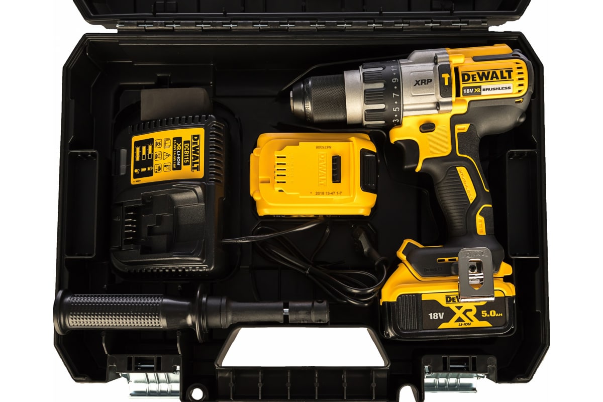 Бесщеточная ударная дрель-шуруповерт DeWalt XRP DCD996P2