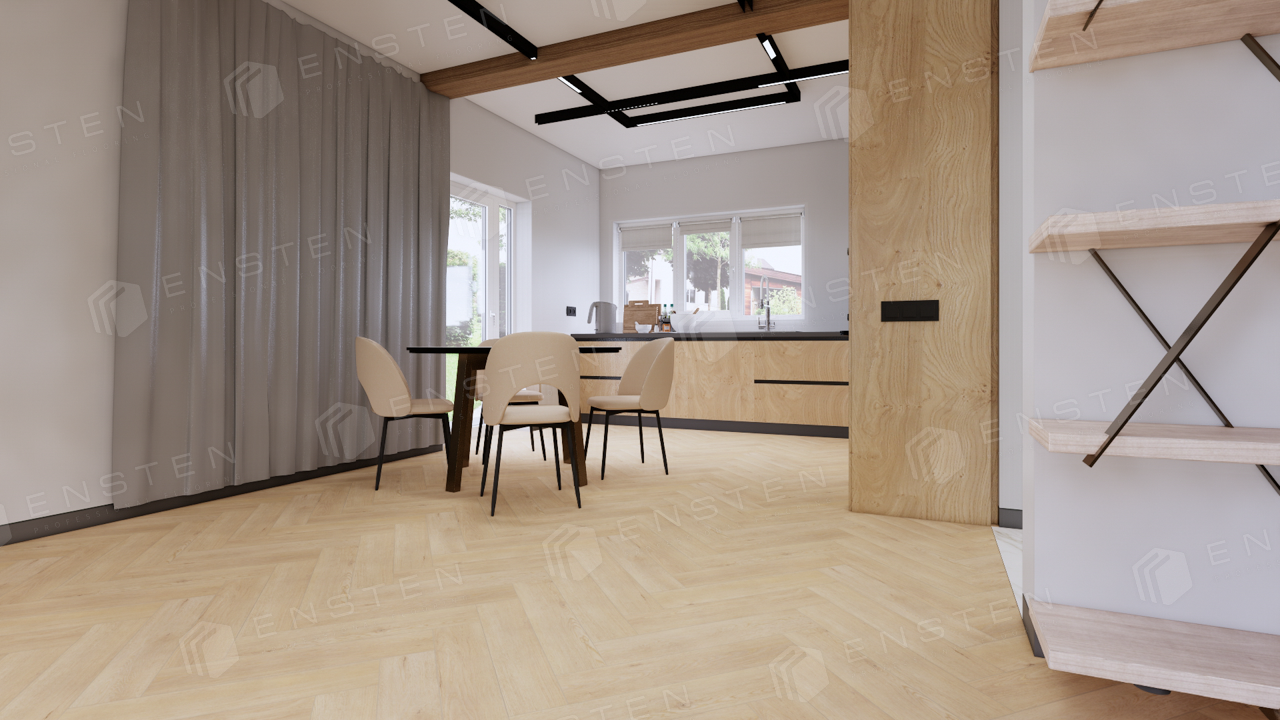 SPC ламинат Ensten Valland Parquet 600x125x4 мм, ECO 103-10A