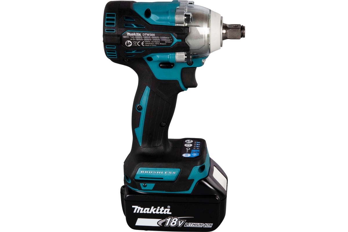 Аккумуляторный ударный гайковерт Makita LXT BL DTW300RTJ