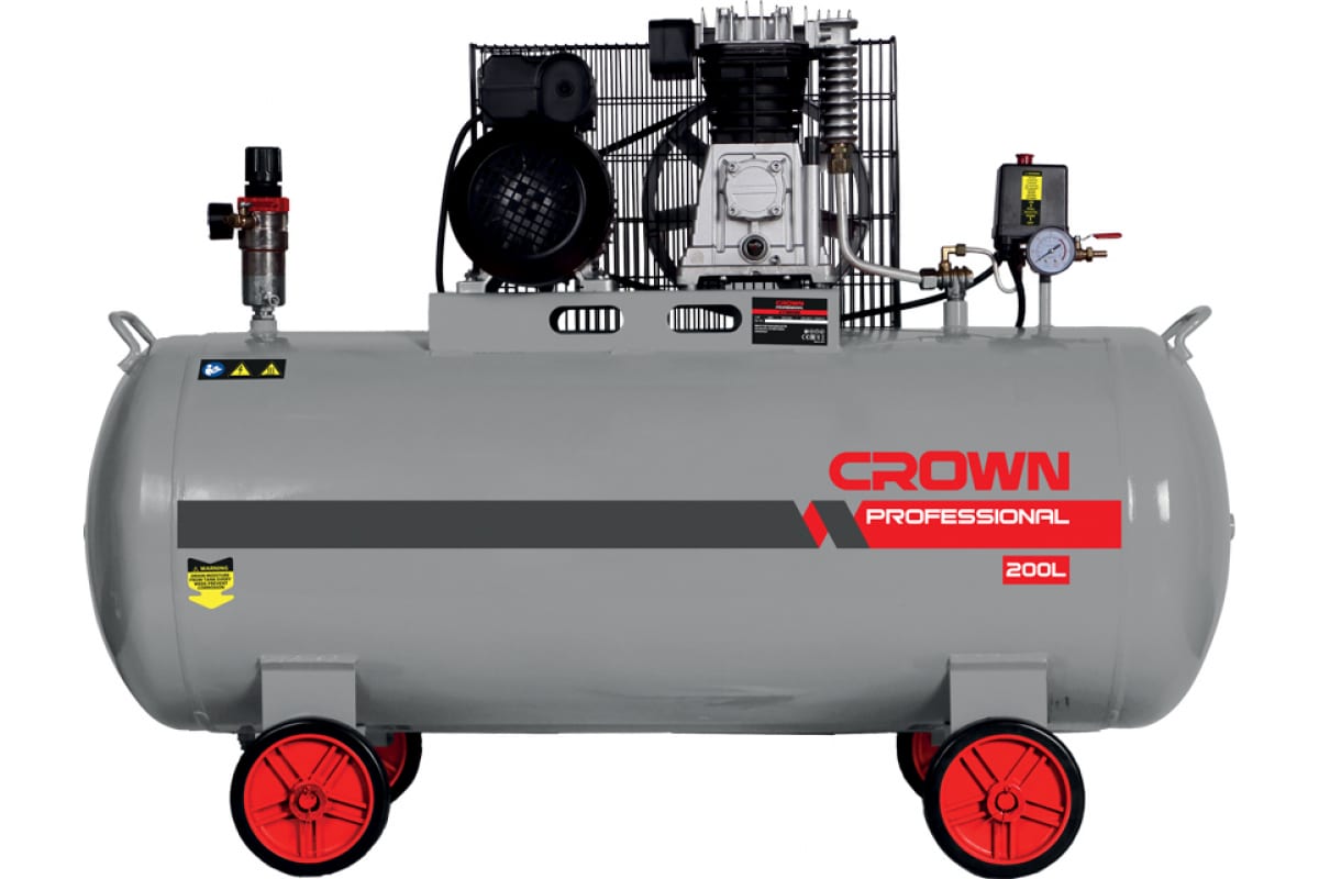 Компрессор с ременным приводом Crown CT36032