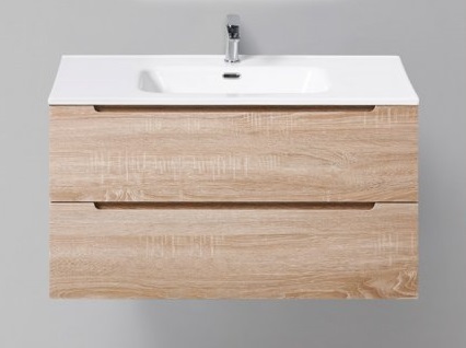 Тумба с раковиной BelBagno Etna 91x46x51 см Rovere Bianco