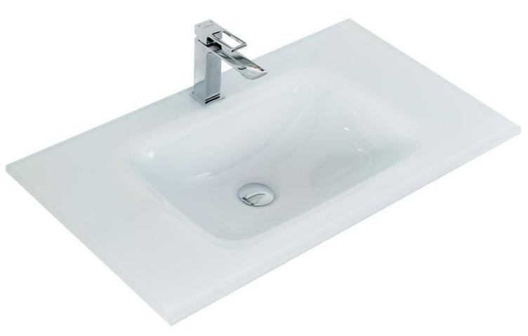 Раковина BelBagno BB810/465-LV-VTR-BL 81 см Bianco Lucido