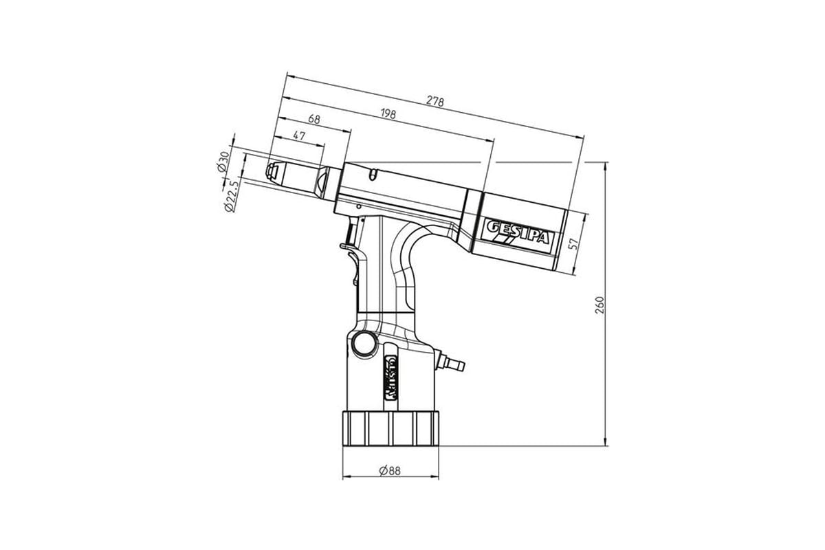 Заклепочник Gesipa Taurus 1 7560001 / 1457665