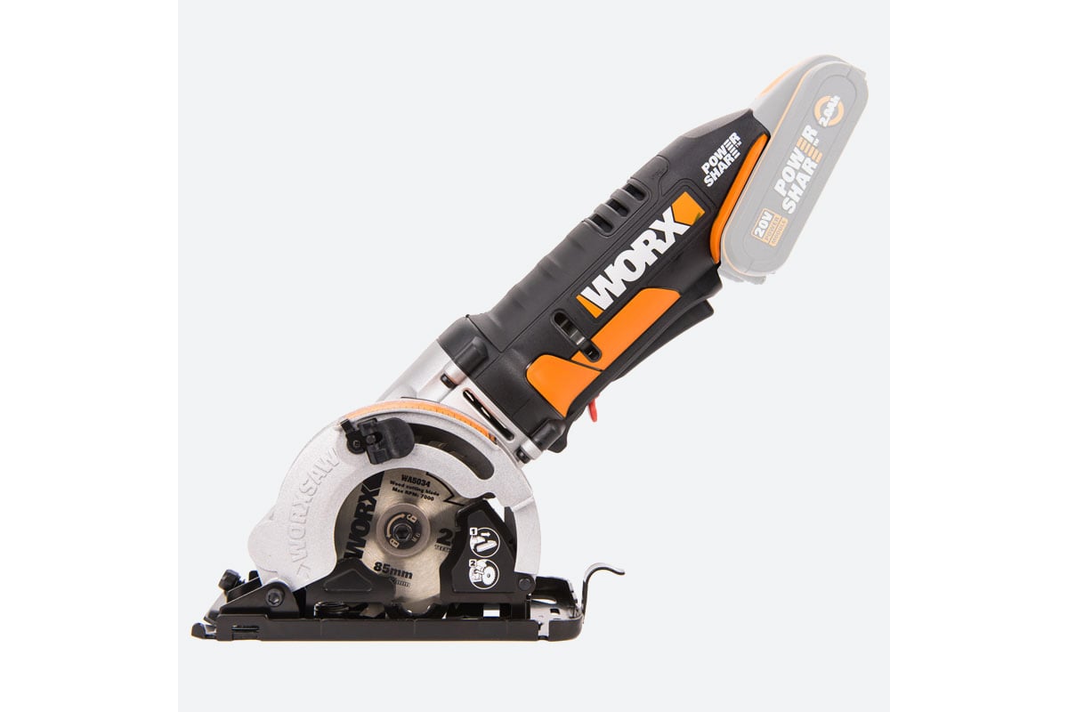 Дисковая аккумуляторная пила Worx WX527.9