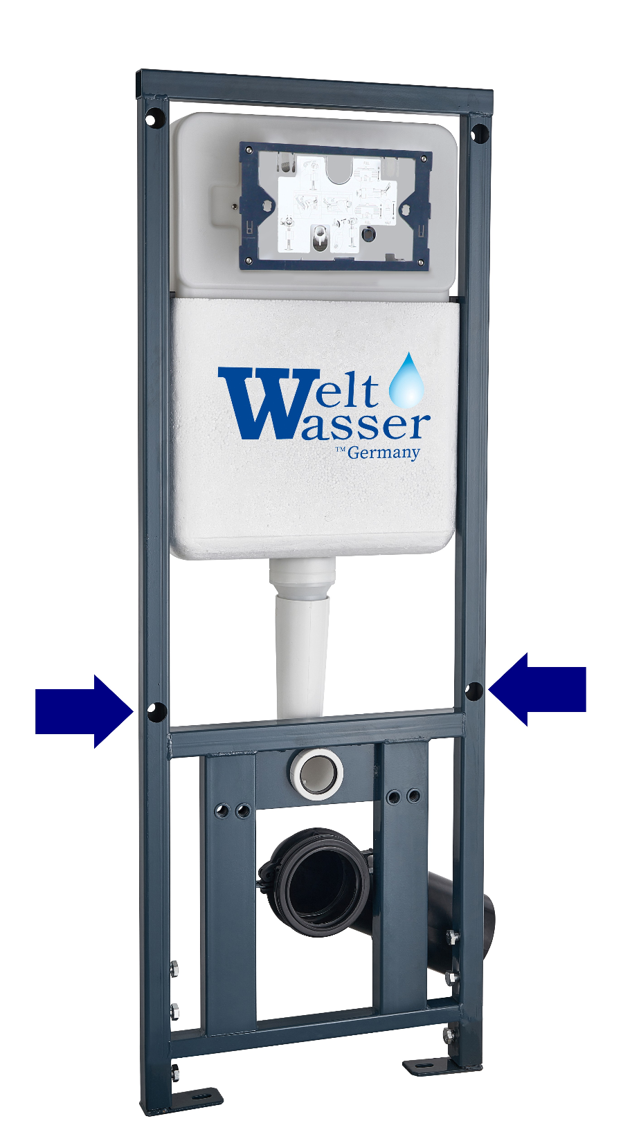 Комплект Weltwasser 10000010730 унитаз Kehlbach 004 GL-WT + инсталляция Marberg 410 + кнопка Mar 410 SE GL-WT