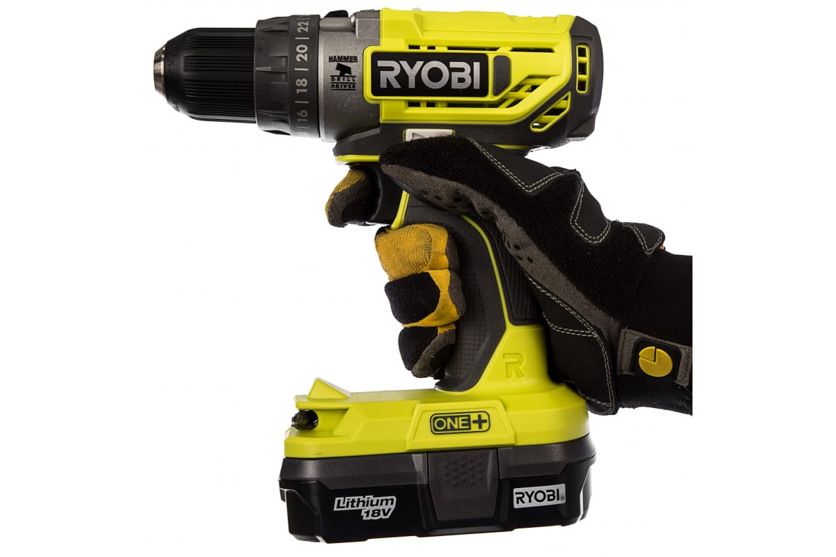 Ударная дрель-шуруповерт Ryobi ONE+ R18PD2-113S 5133003825