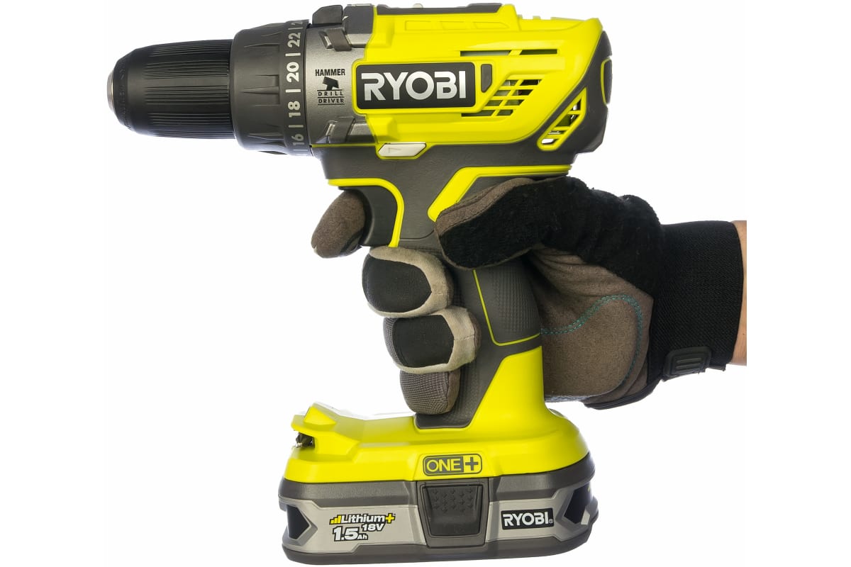 Ударная дрель-шуруповерт Ryobi ONE+ R18PD3-215S 5133003339