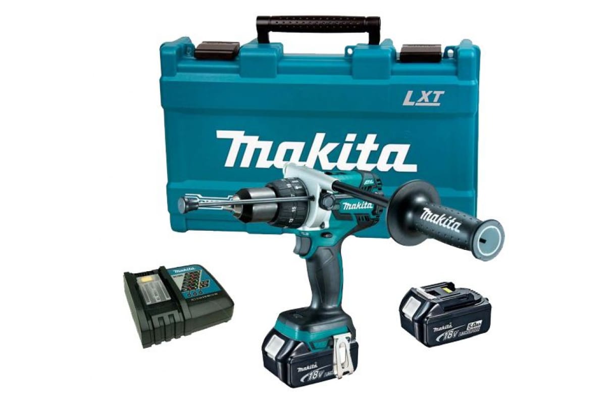 Аккумуляторная ударная дрель Makita DHP481RTE