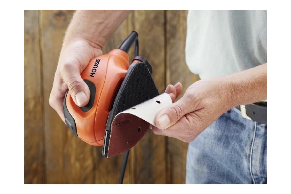 Дельтавидная шлифмашина Black&Decker Mouse BEW230-QS