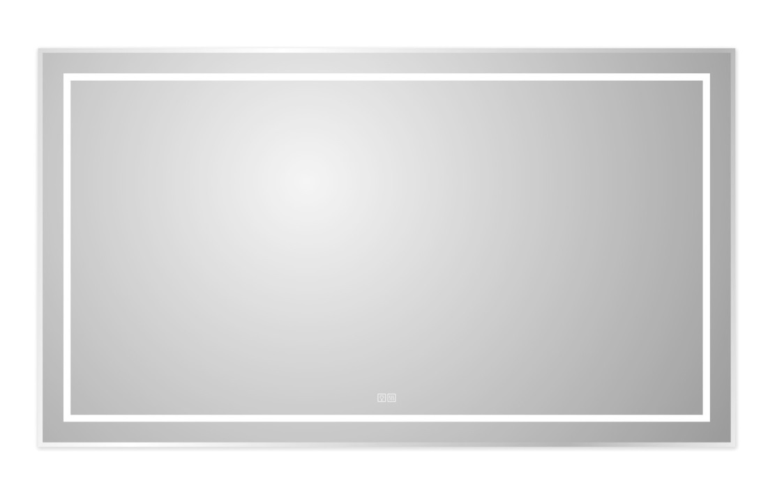 Зеркало BelBagno SPC-KRAFT-1400-800-LED-TCH-WARM 140x80 см антипар, сатин