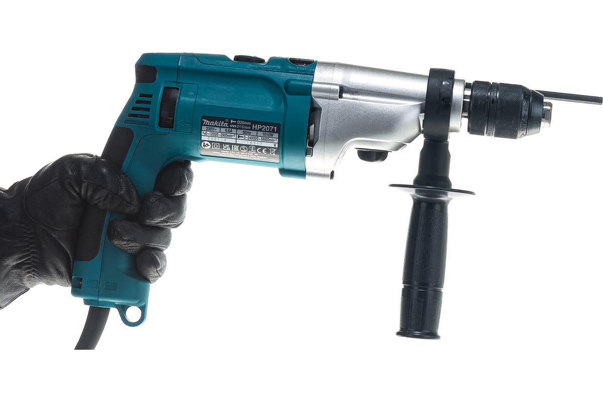 Двухскоростная ударная дрель Makita HP 2071