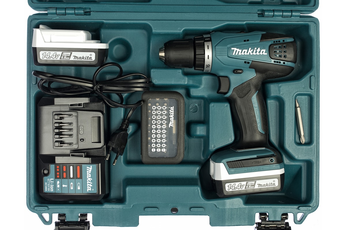 Аккумуляторная дрель-шуруповерт Makita DF347DWEX8