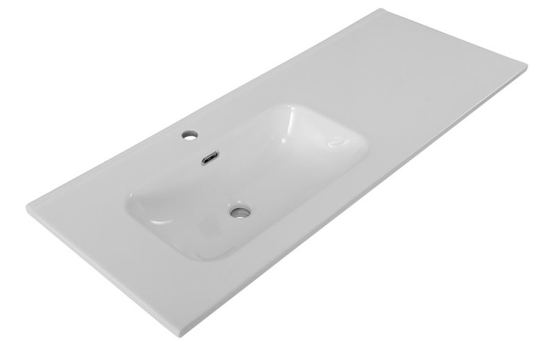 Мебель для ванной BelBagno Kraft 120 см, 2 ящика, 1 дверца, левая Cemento Grigio