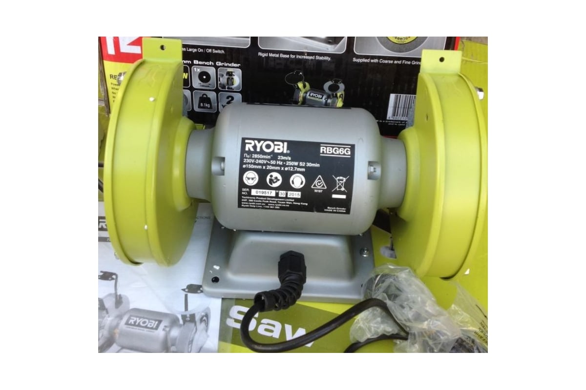 Точило Ryobi RBG6G 5133002856