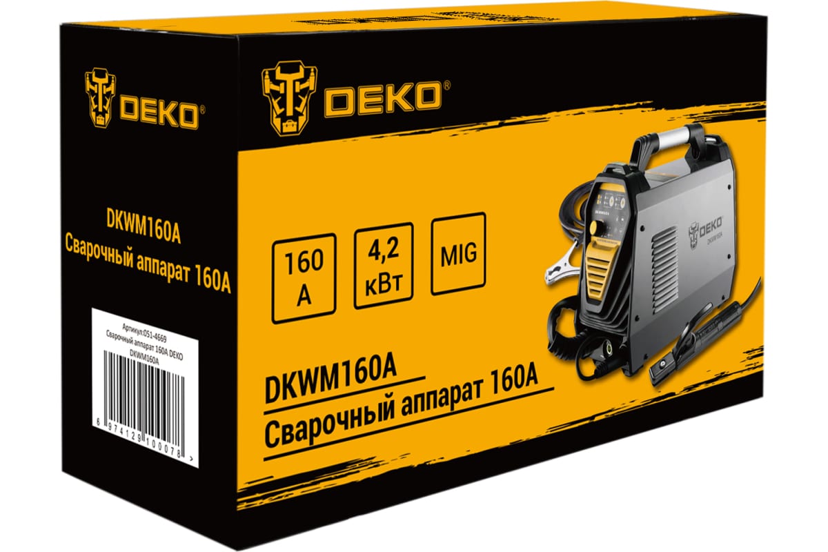 Сварочный аппарат Deko 160А DKWM160A 051-4669