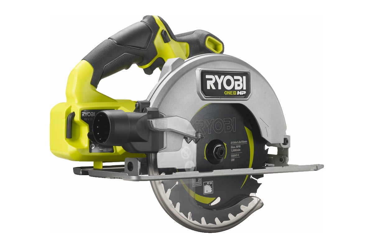 Бесщеточная аккумуляторная циркулярная пила Ryobi ONE+ HP RCS18X-0 5133004971