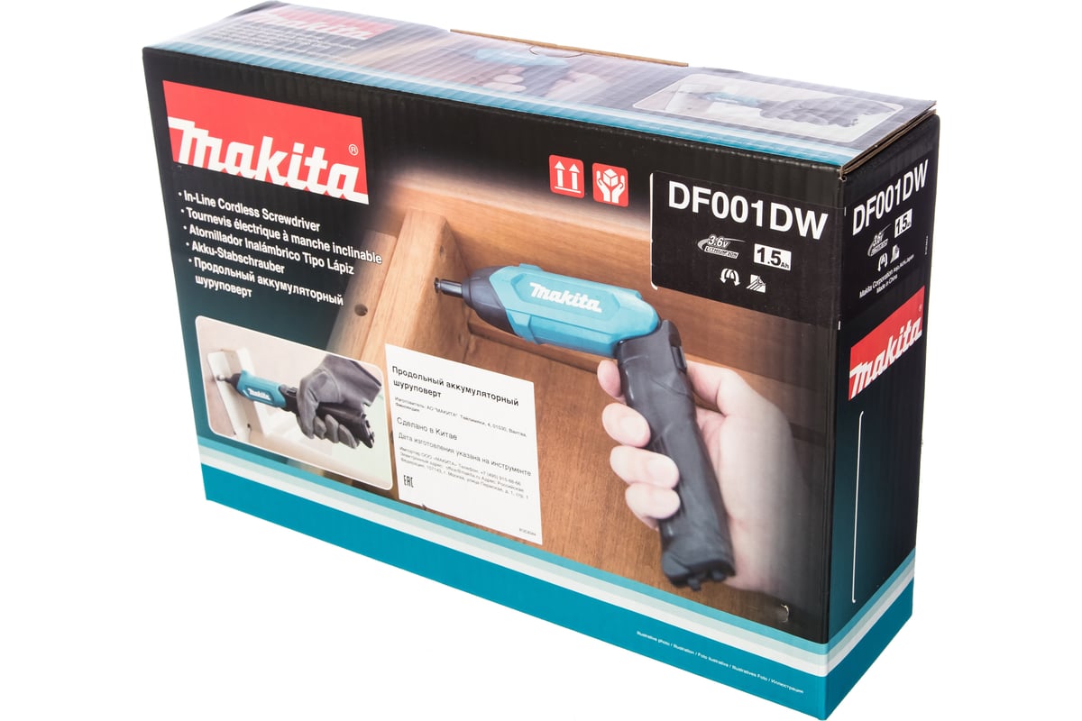 Аккумуляторная отвертка Makita DF001DW