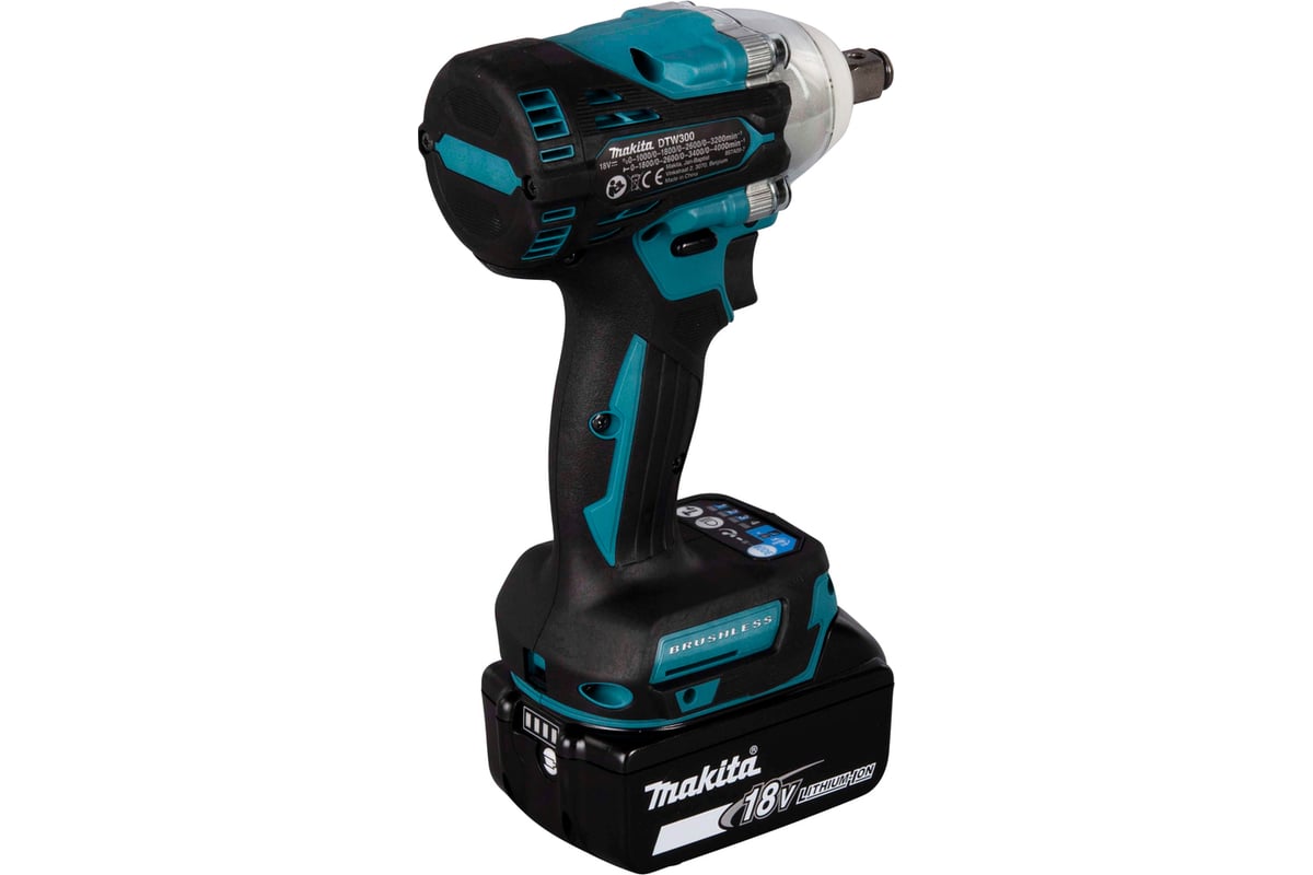 Аккумуляторный ударный гайковерт Makita LXT BL DTW300RTJ