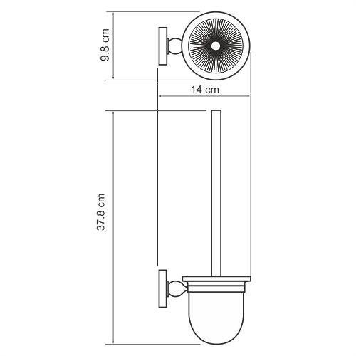 Ерш подвесной WasserKRAFT Diemel K-2227