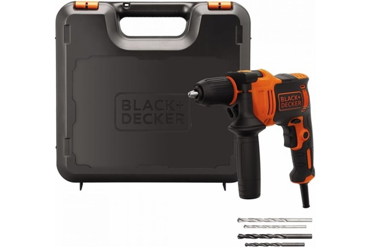 Электронная ударная дрель Black&Decker Omega BEH710K-QS