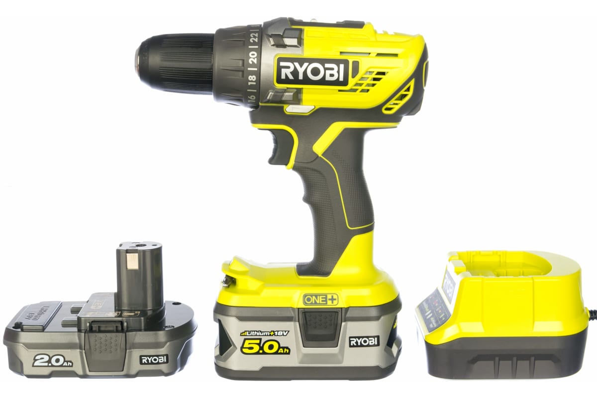 Компактная дрель-шуруповерт Ryobi ONE+ R18DD3-252S 5133003353