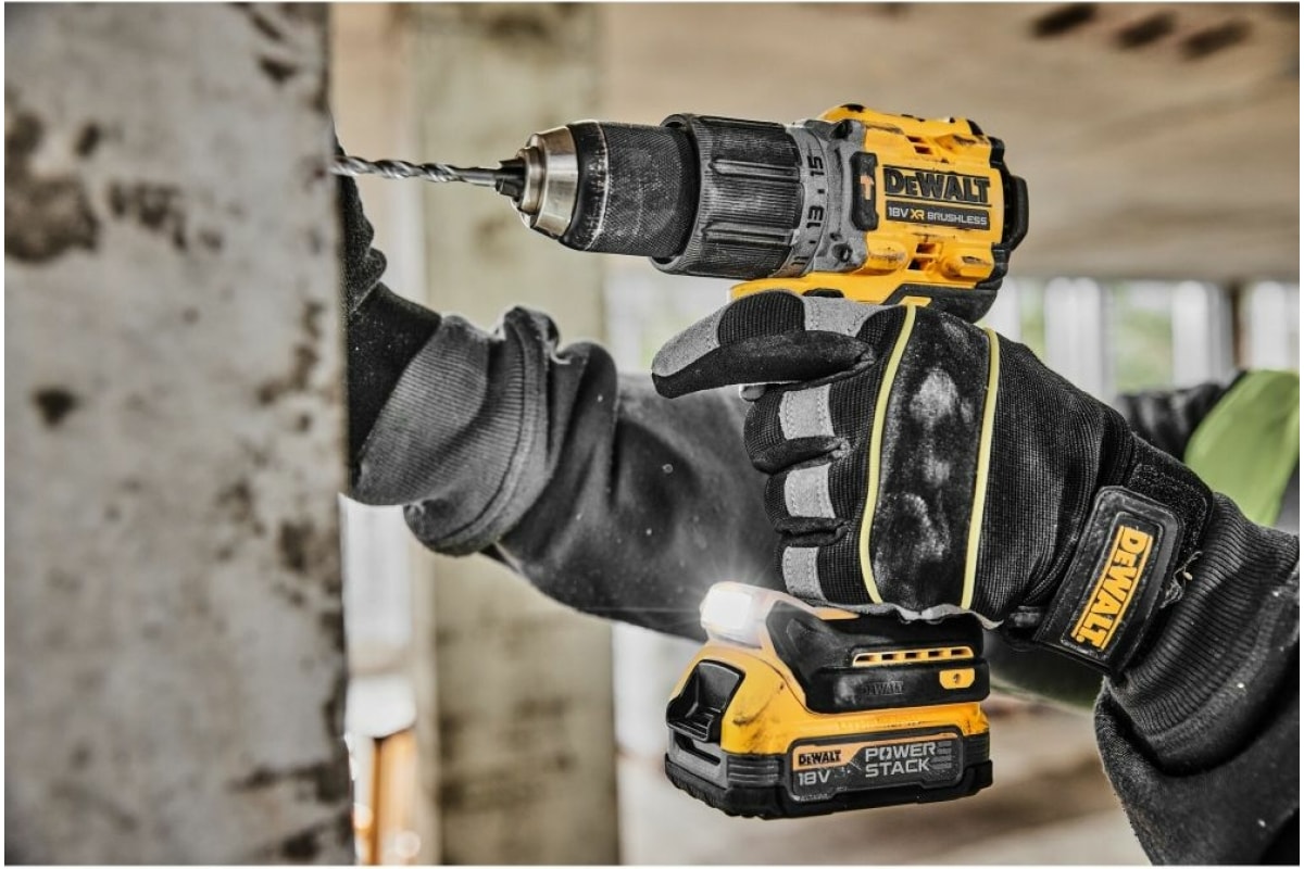 Ударная дрель-шуруповерт DeWalt Powerstack DCD805E1T-QW