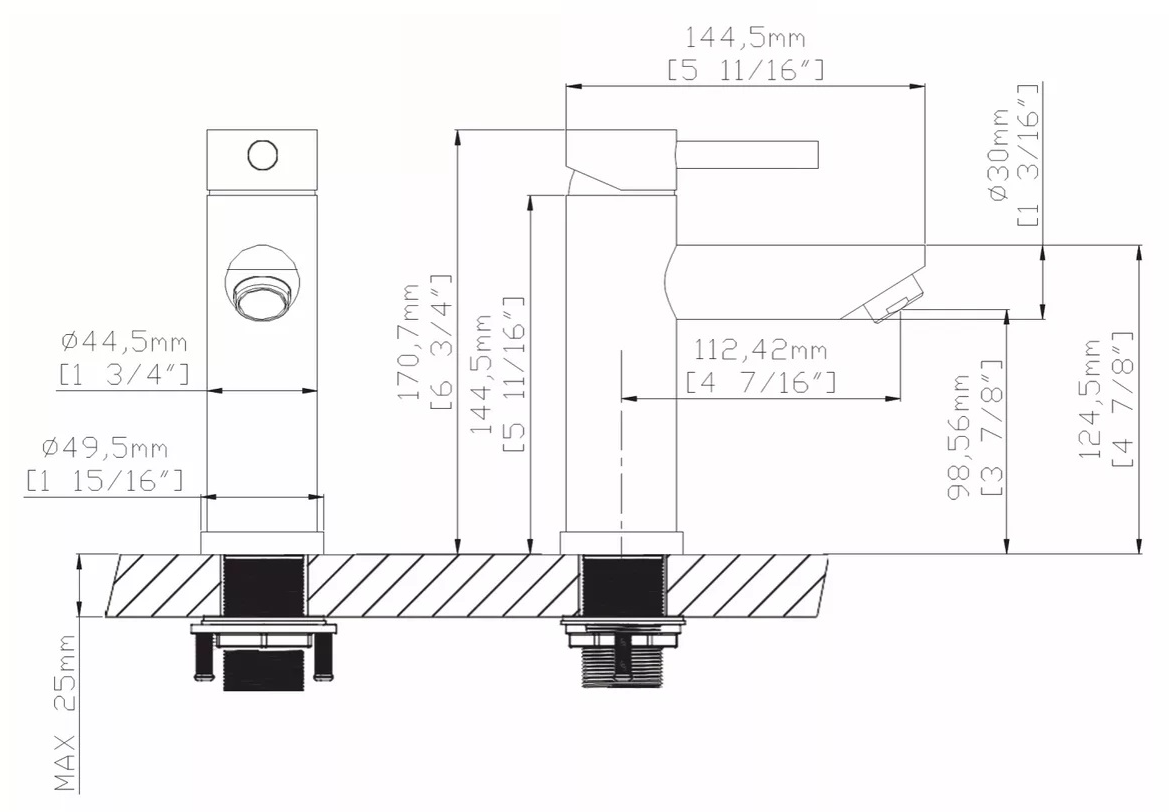 Смеситель для раковины Gid Berlin SS080-K