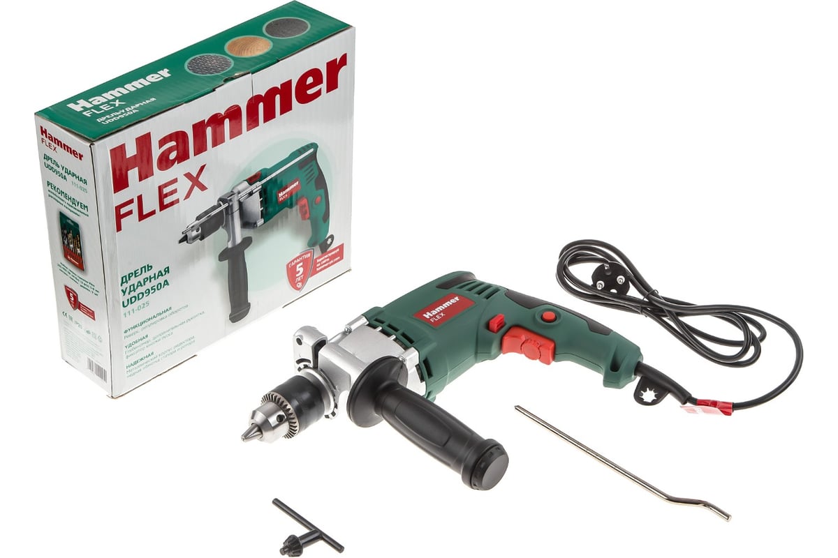 Ударная дрель Hammer Flex UDD950A 544542