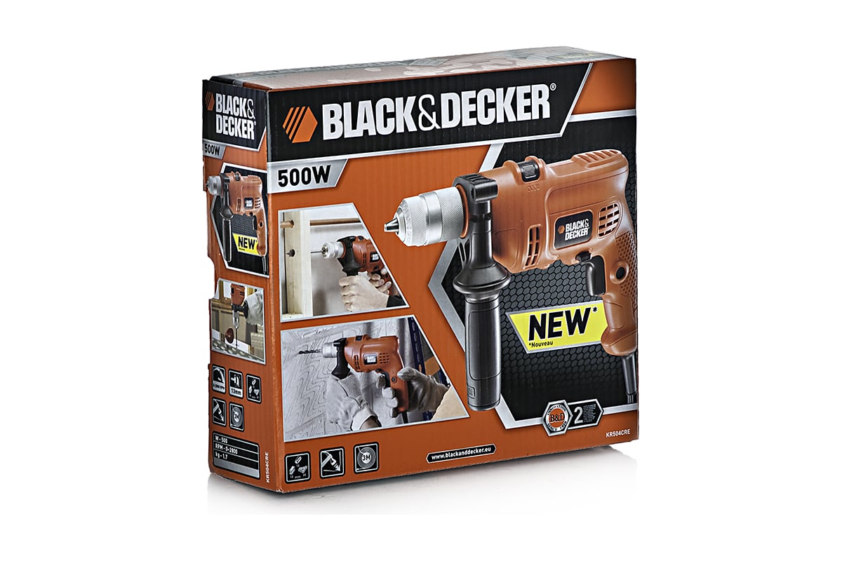 Ударная дрель Black&Decker KR 504 CRE